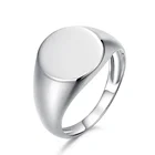 Ring Rings Ring 925 Custom Jewelry Gold Vermeil Men And Women Engravable 925 Sterling Silver Signet Ring