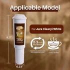 Coffee Machine Water Filter Replacement For Jura Claris White 60209 68739 Nespresso N9 F5 F70 C5 C9 Capresso E8 S9