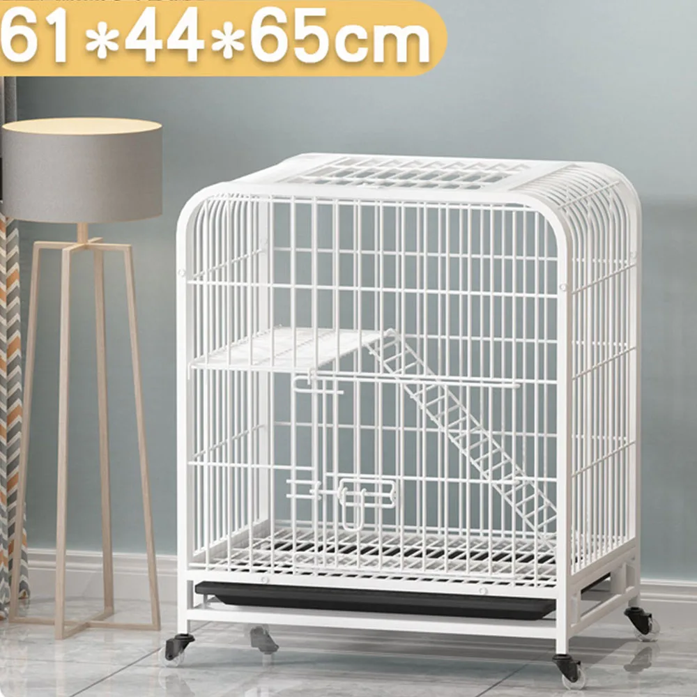 dimension of Steel wire cat cage in 3 colours