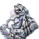 Wool Scarf High Quality Women Wool Shawls In Winter Custom Cashmere Scarf