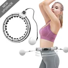 Hula Hoops Plastic Detachable Slimming Body Smart LCD Counting Digital Weighted Hula Ring Hoops