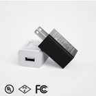 Usb And Charger UL FCC DOE VI Certified US Plug 5V 1A USB Charger For Facial Massage Machine LX050100