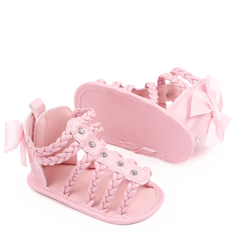 Summer Baby Shoes 0-1 Year Old Non-slip Princess Roman Girls Sandals Wholesale