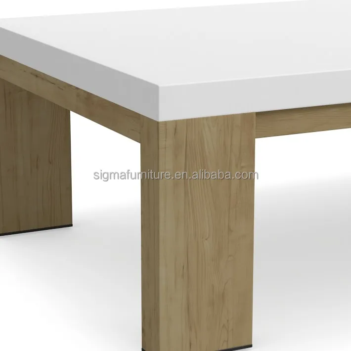 Table hotel wood patio furniture garden outdoor teak fiberstone coffee table