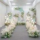 Wedding Aisle Flower Stand Wedding Decoration Centerpieces Artificial Decorative Flower Runner