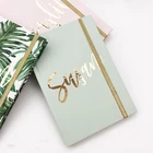 Manufacture Notebook Custom Printing Available 8.5*5.5 Inches Metallic Journal Notebook With Lines