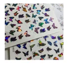 Nail Sticker Art Nail Nail Art Laser Butterfly Sticker 3D Sticker Waterproof Cute Butterfly Nail Sticker