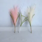Wedding Cm 2021 Amazon Hot Small 10 Forks Wedding Decor 45 Cm Faux White Pampas Grass