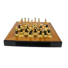 Metal Chess Set Chess Set Metal Nordic Pieces Sale Game Wooden Custom Black Brown Luxury Metal Chess Set