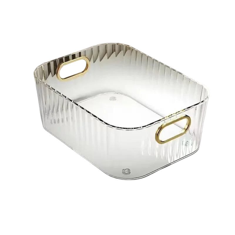 New Product ideas desktop cosmetics storage box acrylic dresser skin care sundries end table snacks storage basket