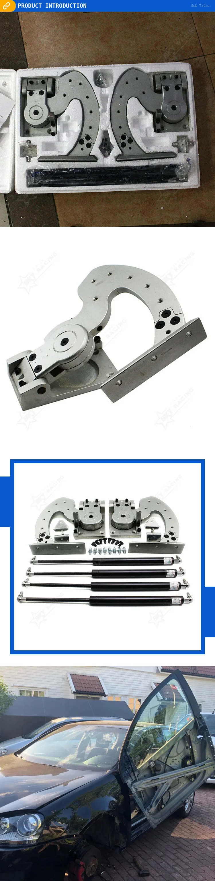 Universal Lambo Doors Hinges Kits For Mustang Bmw E46