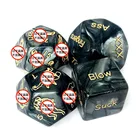 Sex 4 In 1 Black Sex Dice Love Dices Toys For Adult Game Couple Dice Game Set