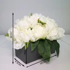 Flowers Home Decorative Silk Peony Flowers Bonsai Wholesale