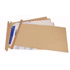 Paper Bag Bag Paper Bag 2 Layers Paper And PE Film Sewn Open Mouth Bag For Wheat Petfood