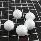 Ball Styrofoam 1-60cm EPS Beads Styrofoam Ball White DIY Polystyrene Foam Solid Hollow Ball Large