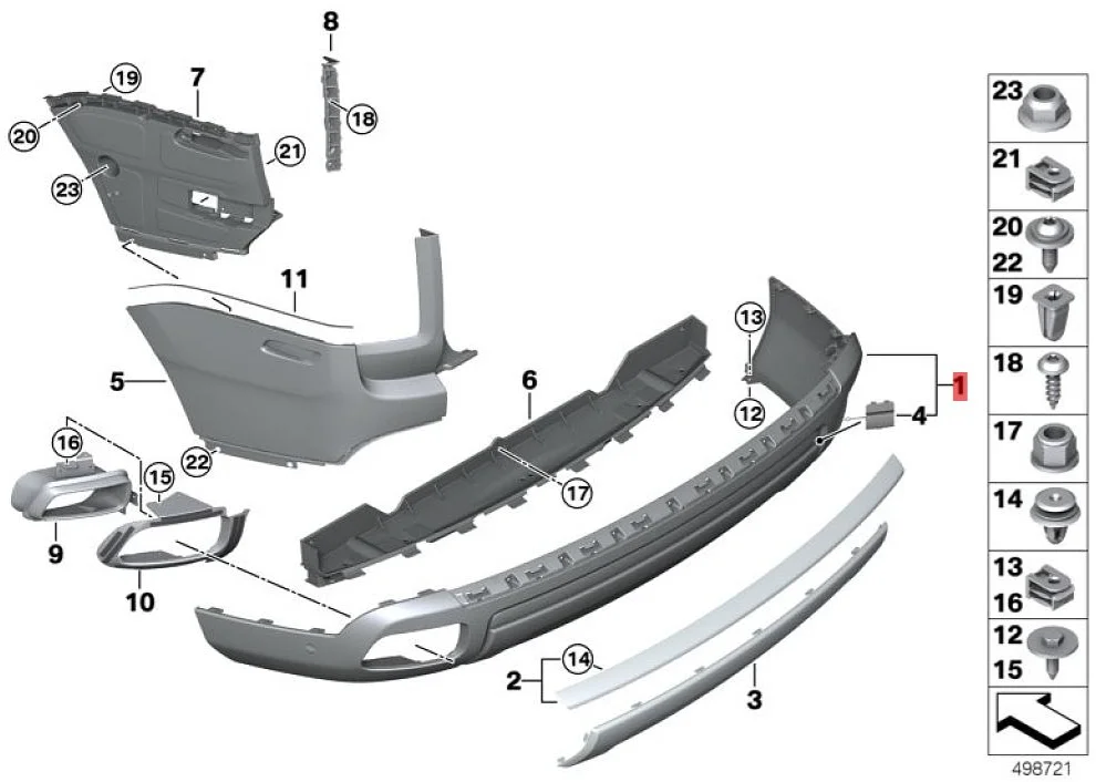 product amazing quality back bumper plastic material rear bumper for rolls royce phantom 8 oe 51127413320679-2