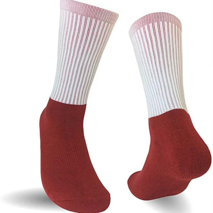 red bottom socks