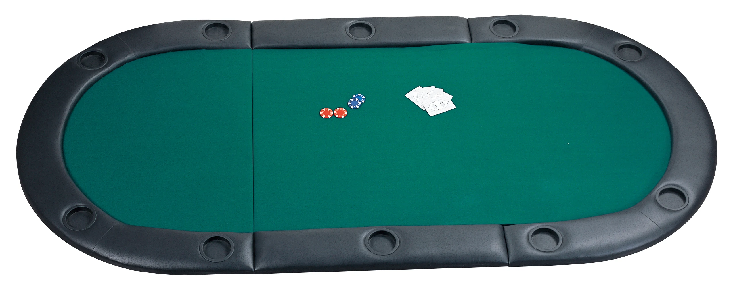 Manufacturers Custom Poker Table Top/Poker Mat Set Rubber Fabric Poker Table Cover Mat Cloth Felt