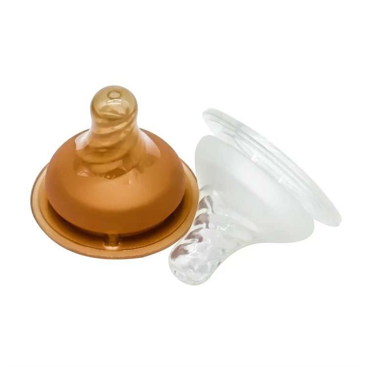 EN14350 Wide neck Caliber LSR Bottle Teat Breastfeeding Feeding Baby Bottle Nipple replacement for babies