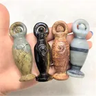 Gemstone Wholesale Hand Carved Natural Different Gemstone Quartz Crystal Goddess Body Statue