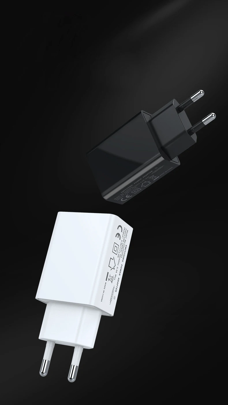 10w 20w Power Supply Usb Wall Charger Adapter With Abs Material