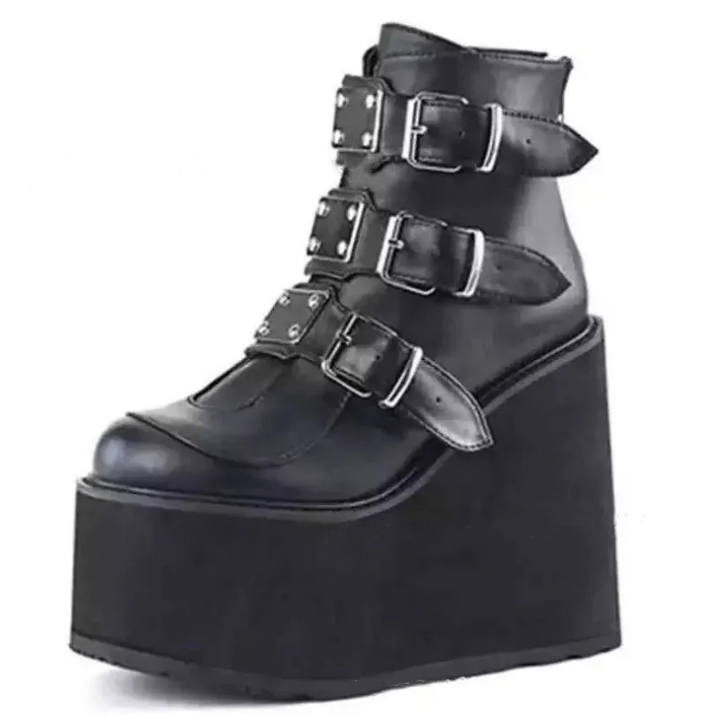 2021 New Style Female Wedge Heel Boots 