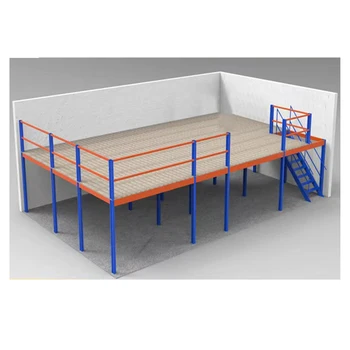 Heavy Duty Steel Mezzanine Floor System Customized High Density Industrial Manufacturers Warehouse Storage Mezzanine Platform