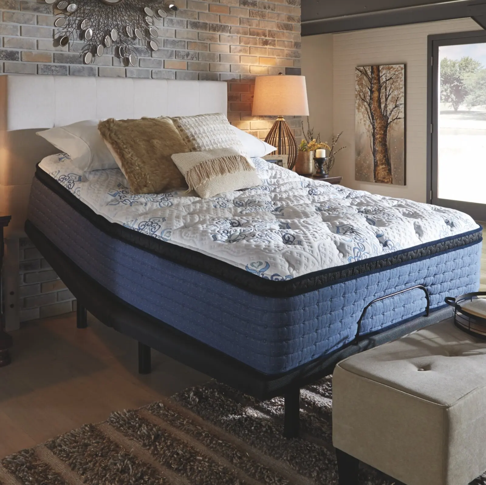 Super comfortable euro top full size pocket spring coils mattress queen king president mattresses