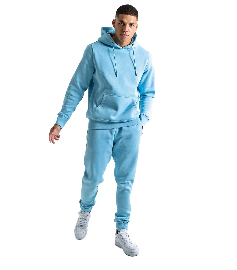 sky blue jogging suit