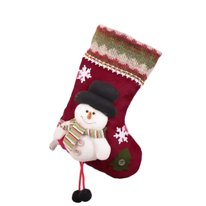 Factory wholesale  Xmas Cartoon Santa Holiday Socks Women Merry Christmas Cotton Crew Socks