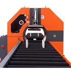 Horizontal Type Intelligent Online Fully Automatic Pallet Wrapping Machine For Long Products
