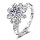 Diamond Ring 2020 Wholesale New Fashion Diamond Design Ring Princess Queen Diamond Ring Jewelry Women