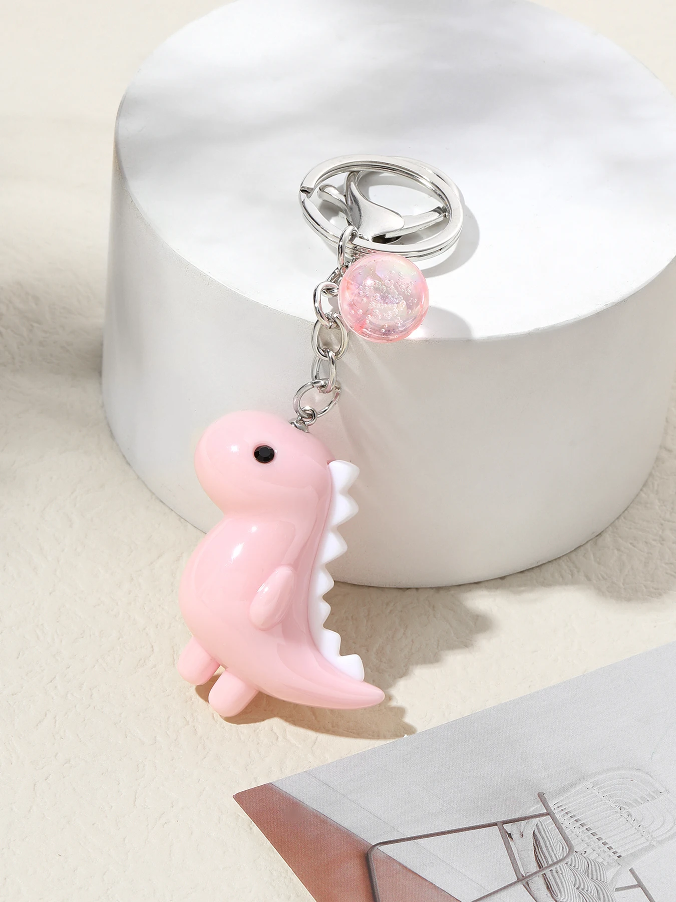 2023 Hot sale Cartoon dinosaur pendant exquisite cute small accessories bag Acrylic small dinosaur key chain