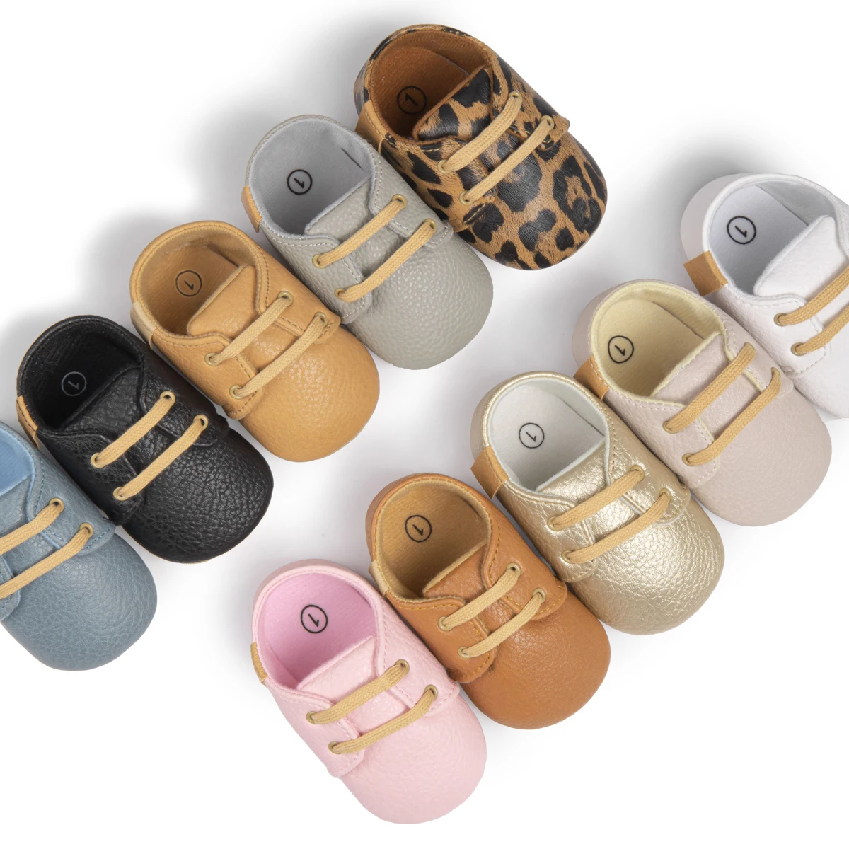Fashion Outdoor Newborn Sneakers Infant First Walker Rubber Soft Sole Toddler Baby Dress Shoes For Babies
