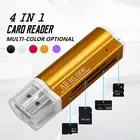 Sd Card In Tf Card Reader USB 2.0 SD Card Reader All In 1 Multi Memory Card Reader For SD SDHC SDXC TF M2 MMC PRO Duo