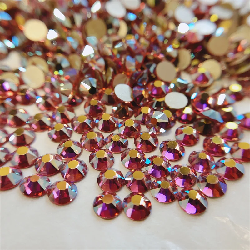 Brilliant Bling Crystal AB Flat Back Non HotFix Nail art Rhinestone SS12 austrian flat back rhinestone