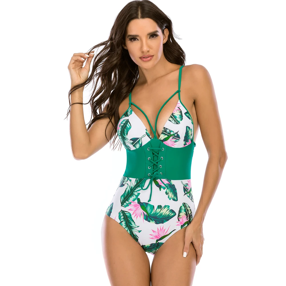 custom text one piece swimsuit