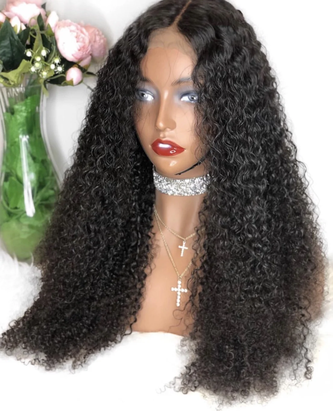 3/4 lace front wigs