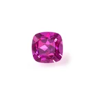 Loose Gemstone Lab Create 3A Cushion Cut Loose Rose Ruby Gemstone