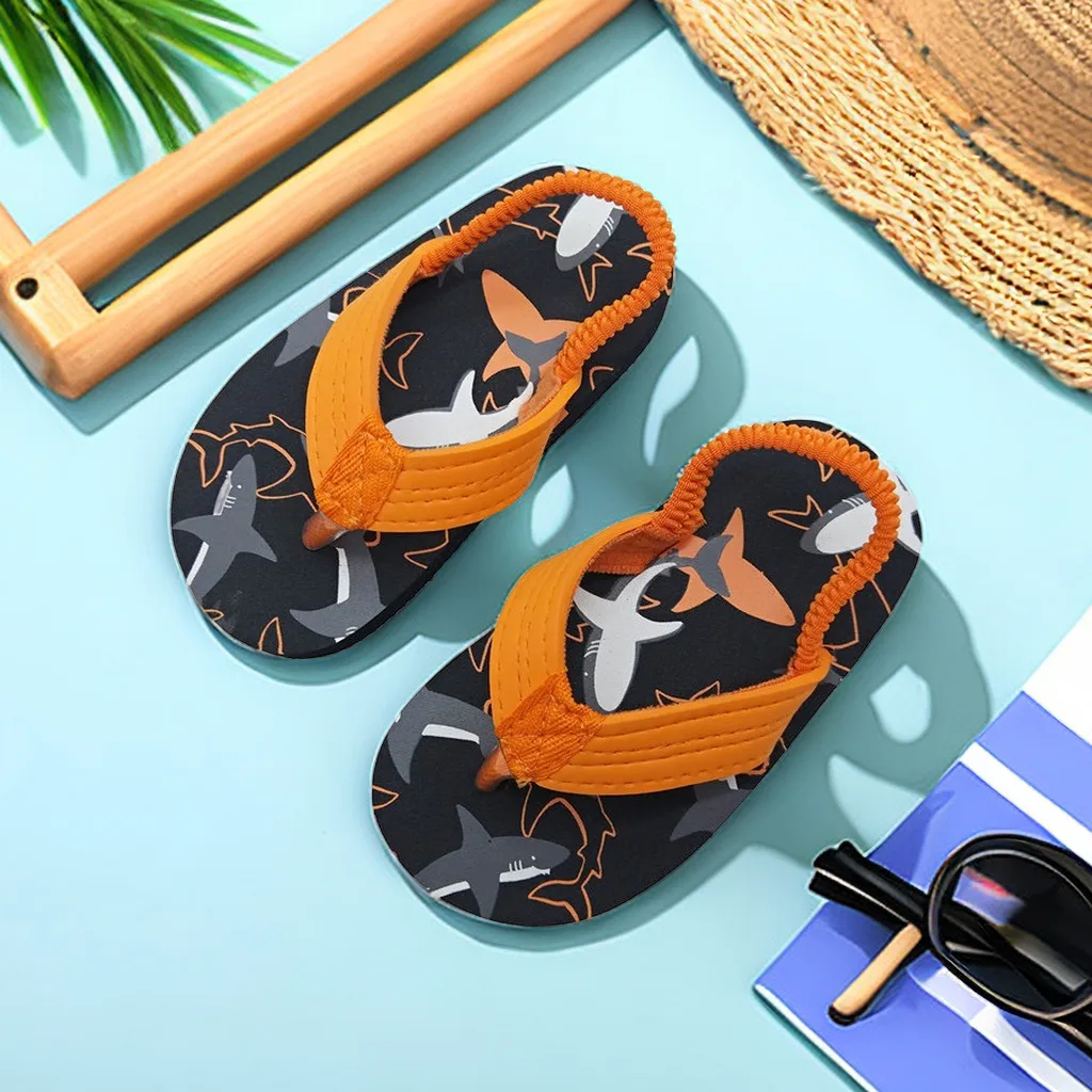 New arrival kids slides slippers cute designs girls beach flip flops