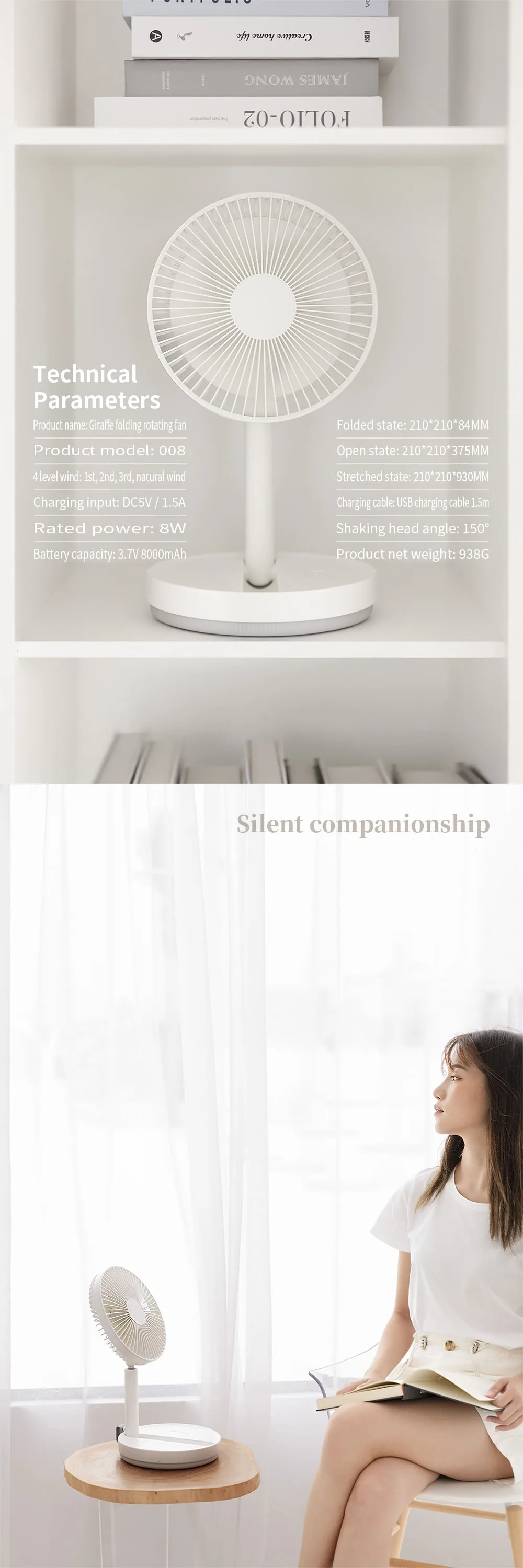 Table Fan, Portable, 5, 8 - detail 14