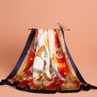 100% Fashion Elegant 100% Silk Scarf Custom Printing Silk Scarves