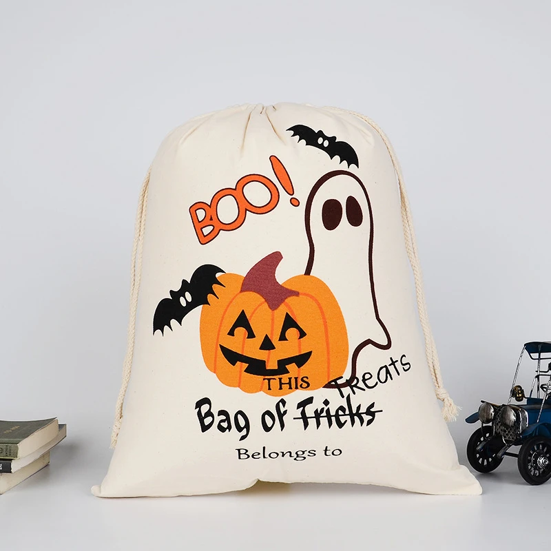 Sell Like Hot Cakes Kids Cute Party Supplies Candy Packing Halloween Gift Bag, Pumpkin Candy Bag, Halloween Tote Bag