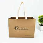 Papel Paper Bag Bags With Custom Bolsas De Papel Food Paper Bag Kraft Bags Paper Bag With Ribbon Handle