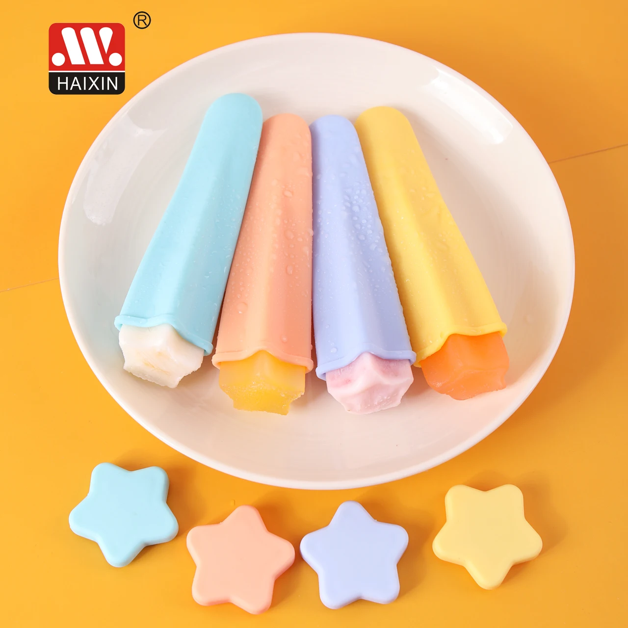 Silicone New Star Shaped Ice Tray Star Apple Banana Grape Shape Ice Cube Mold Freeze Mould Ice Cream Maker