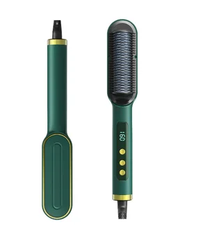 Hot Comb Straightener Brush Negative Ions Electric Hot Comb Hair High Heat Straightener Brush