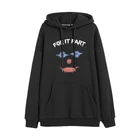 Boy's Hoodies Hoodie Hoodie CMW2024 Terry Cloth Boy's Hoodies Black Pullover Hoodie