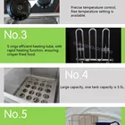 5.5L Electric Deep Fryer/single Tank Fryer For Sale