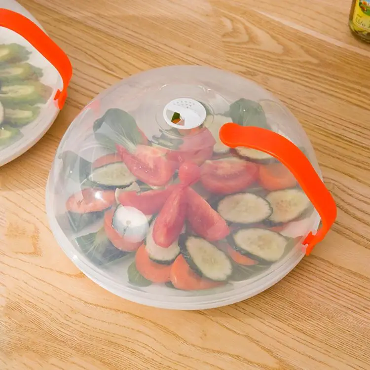 High Temperature Resistance Food Plate Cover Clear Microwave Splatter