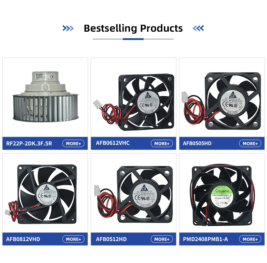 Axial Cooling Fan, W2E250-HL06-21, 220-240V, 0.51/0.66A, 28080 - detail 16
